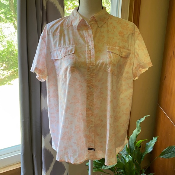 Duck Head Jeans Co. Plus Size Vtg Floral Shirt - Picture 3 of 10